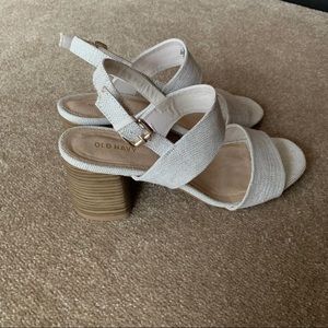 Old Navy Slingback Block Heel Size 9.5